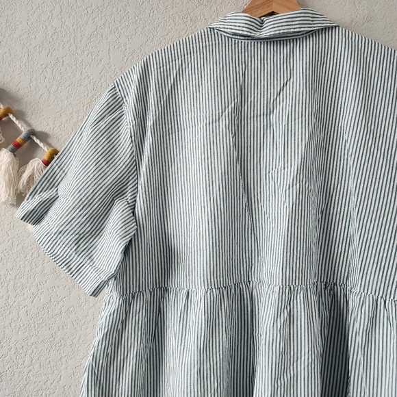 Striped Button-Down Dress - Picture 9 of 12